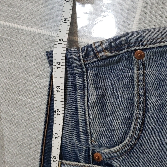 LEVIS WOMEN MINI DENIM SKIRT SIZE 25 - Picture 9 of 10
